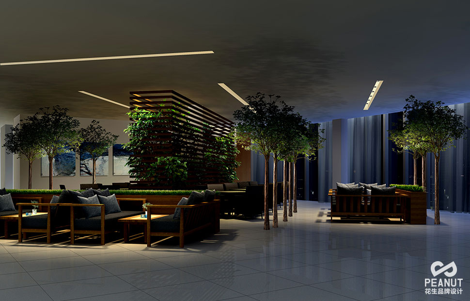 软装会所品牌终端形象设计|广州品牌设计公司-广州花生品牌设计