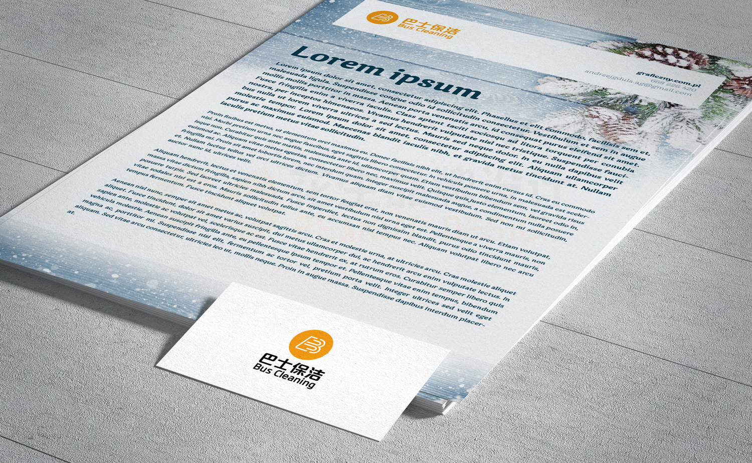 保洁企业vi设计|巴士保洁品牌设计-花生品牌设计