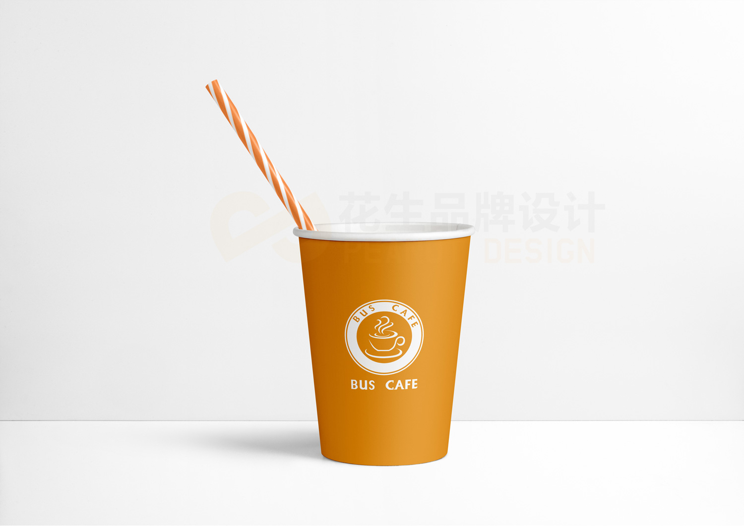 巴士咖啡VI形象设计|广州咖啡VI形象设计-花生品牌设计