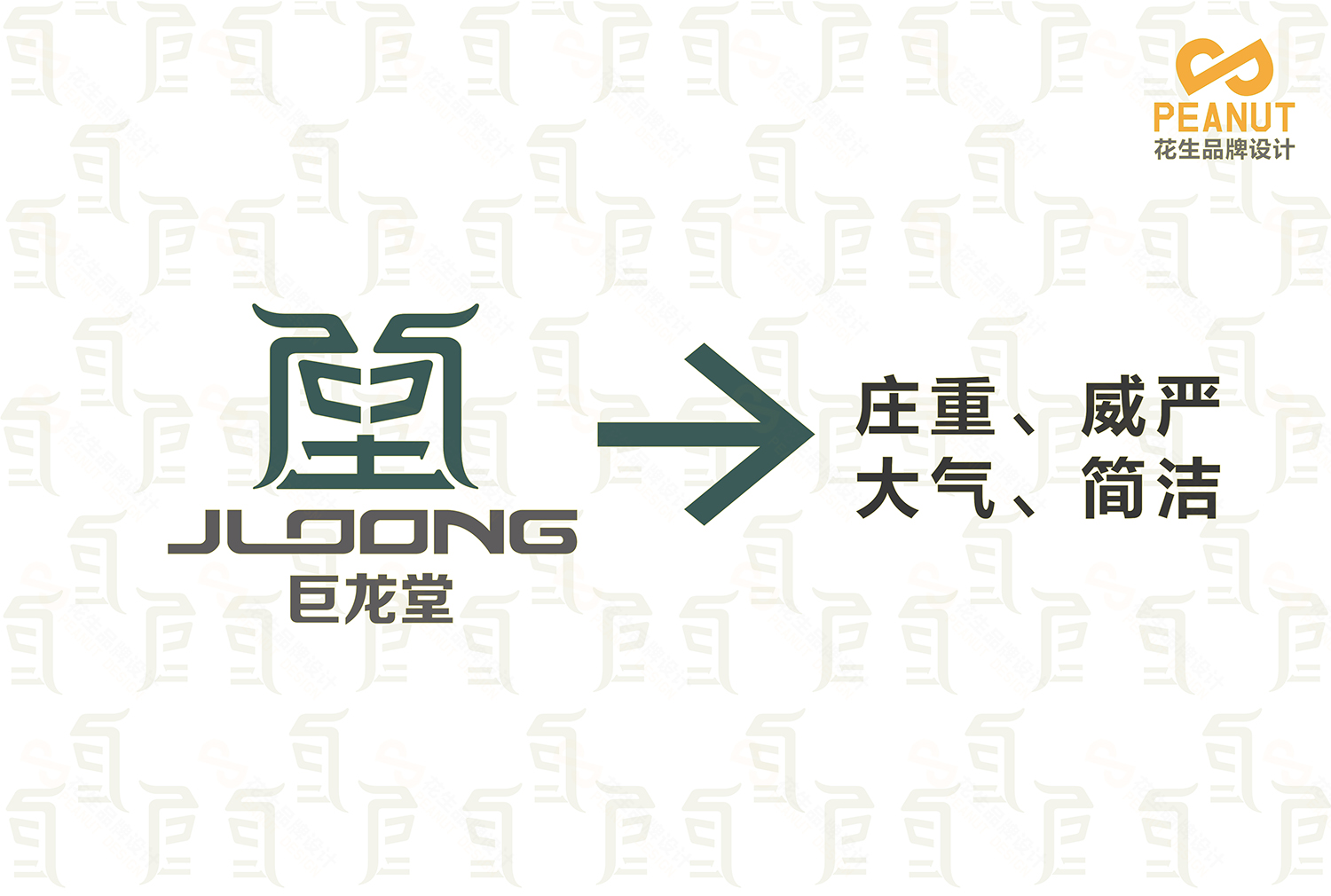 巨龙堂品牌VI设计|广州logo设计公司|广州VI设计公司-花生品牌设计